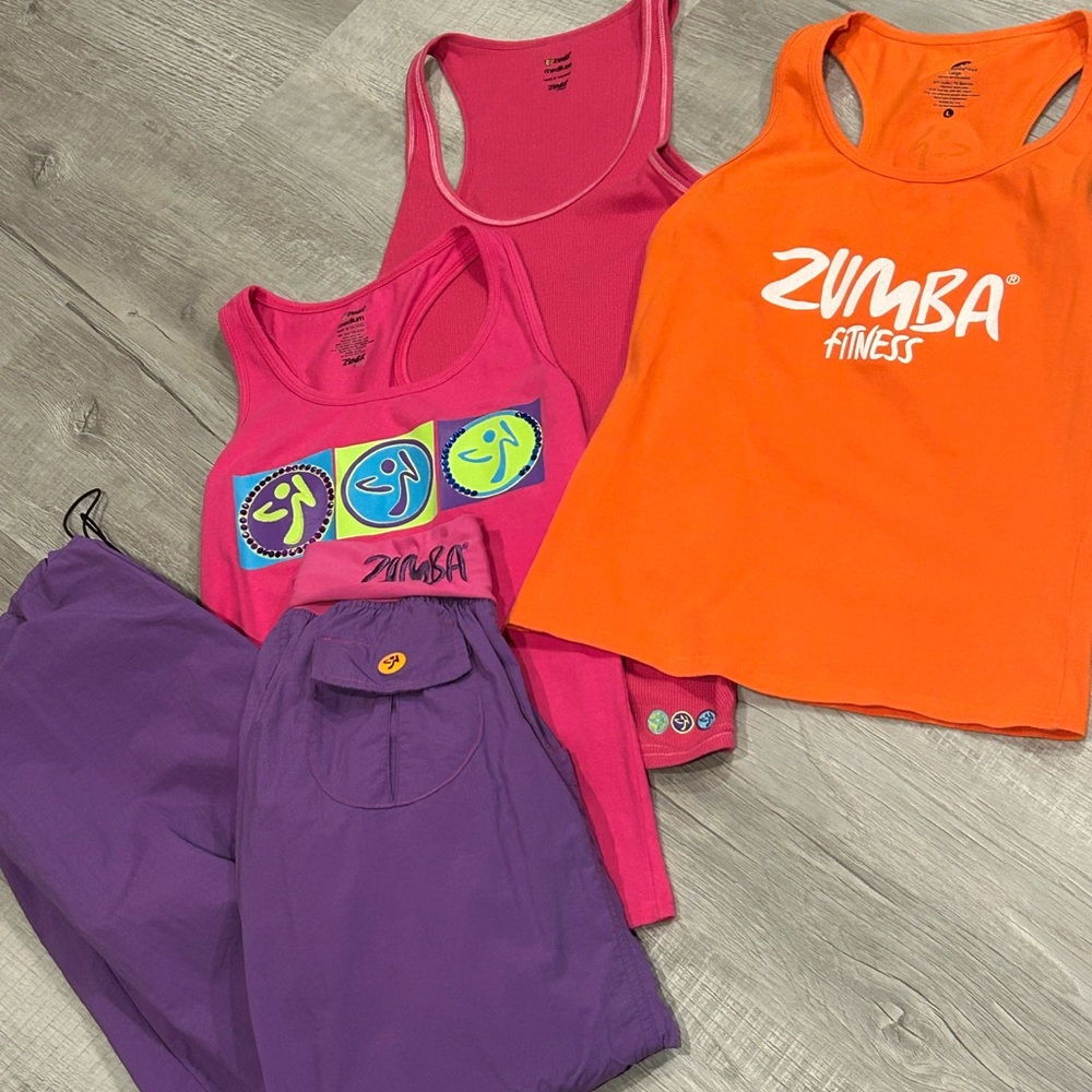 Zumba Fitness Tank Tops and Pants Set